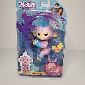 Fingerlings Candi Interactive Monkey Toy - Pink and Blue